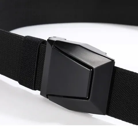 Men Tactical Belt Nylon Canvas Heavy Duty Work Pants Belt With Alloy Quick Release Buckle Outdoor Casual Military Web Belt