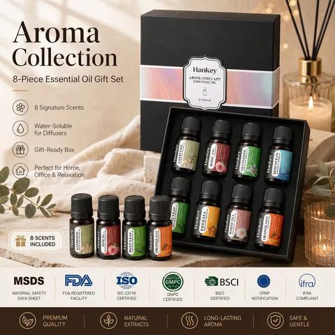 Aromatherapy Essential Oil Set Water Soluble Plant Extract Fragrance Oil Gift Box For Humidifier Home Office