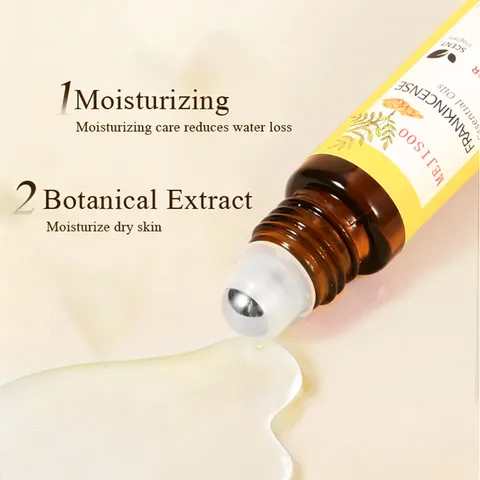 Frankincense And Tea Tree Oil Roller Essential Oil Moisturizing Botanical Extract Facial Care Aromatherapy