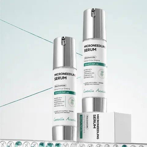 MEJISOO Microneedling Facial Serum Moisturizing And Hydrating Face Skincare Essence With Niacinamide Centella