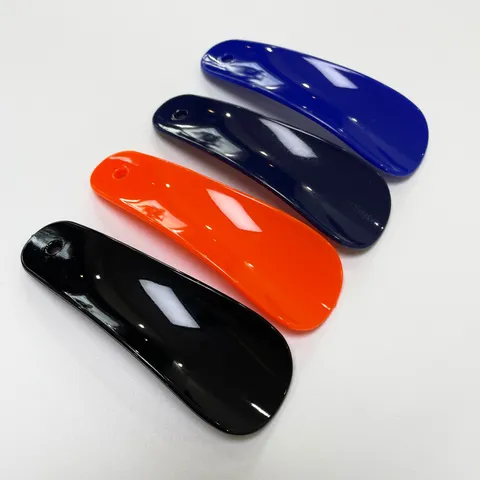 Portable Plastic Shoe Horn Household Hanging Lazy Shoe Lifter With Curved Handle Easy Wear Shoe Helper For Elderly