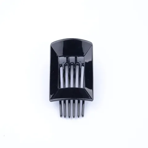 Minimalist Glossy Black Hair Clip Geometric Flower Circle Heart Hair Barrettes Chic Hair Styling Accessories For Women