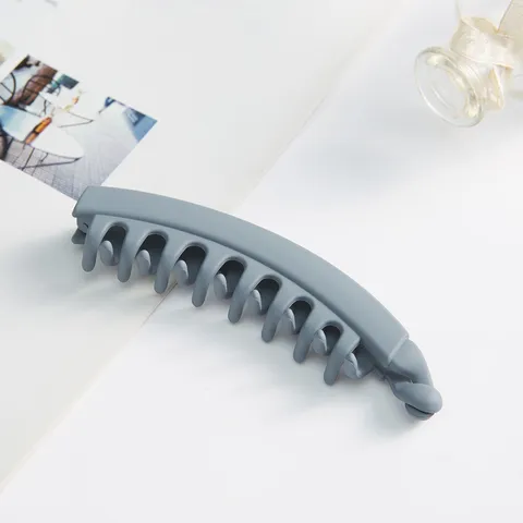 ABS Banana Clip Hair Styling Accessory Korean Fashion Serrated Vertical Hair Clip Tortoiseshell Hair Tool For Women