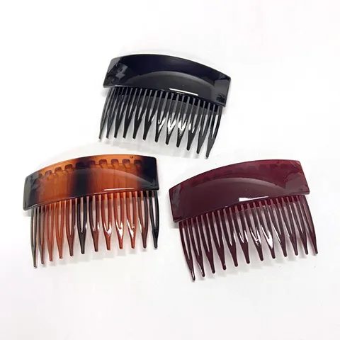 Women Fashion Hair Insertion Comb Resin Plastic Hair Styling Tool Anti-Slip Bangs Stray Hair Finishing Hair Accessories
