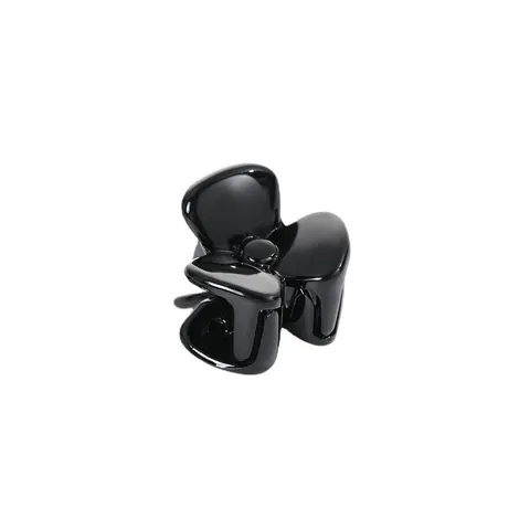 Black Plastic Mini Hair Claws Geometric Flower Hair Clips Daily Hair Accessories Small Hair Claw Clip Wholesale