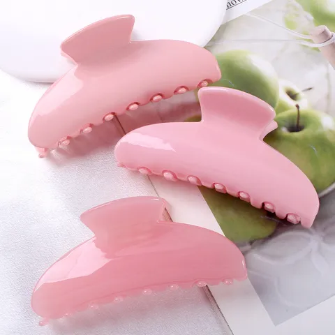 Pinza per Capelli in Acetato Grande Minimalista con Motivo a Marmo Accessorio per Capelli per Donne Ragazze Styling di Moda Clip per Capelli