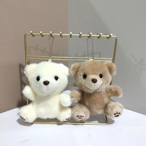 Mignon Petit Ours En Peluche Jouet Pendentif Doux Animal En Peluche Poupée Sac Suspendu Ornement Porte-Clés