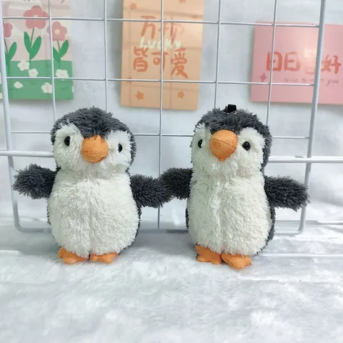 Süß Erdnuss Pinguin Plüschtier Pinguin Anhänger Tasche Charm Schlüsselanhänger Plüschpuppe