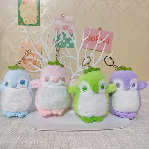 Carino Pinguino Peluche Giocattolo Portachiavi Morbido Animale Impagliato Bambola Pendente Cartone Animato Borsa Ornament Regalo Coppia Portachiavi