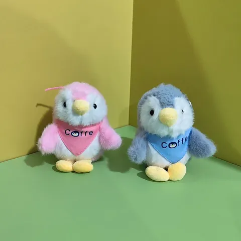 Cute Penguin Plush Toy Stuffed Animal Doll Bag Pendant Keychain Soft Plush Toy Gift