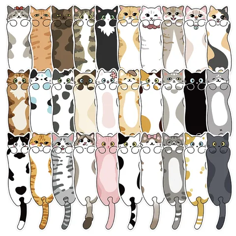 Cute Cartoon Cat Paper Bookmarks Page Markers For Students Reading Animal Design Book Page Clips School Supplies