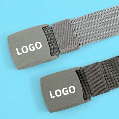 Heren Tactische Buitensporten Nylon Riem Casual Minimalistische Geweven Canvas Riem Met Duurzame Kunststof Gesp