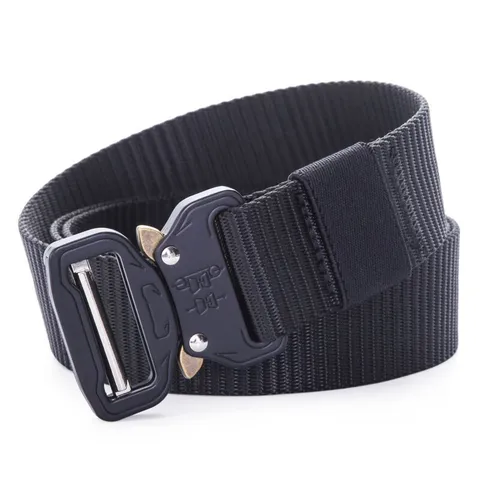 Tactical Belt Quick Release Metal Buckle Heavy Duty Nylon Webbing Outdoor Sports Combat Training Belt