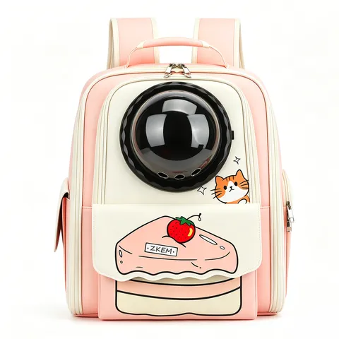 Breathable Space Capsule Pet Backpack Transparent Bubble Window Portable Travel Carrier Bag For Cats And Small Dogs