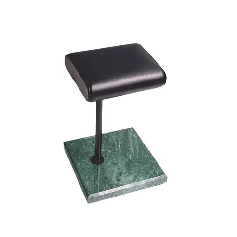 Marmeren Basis Metalen Horlogestandaard Artistiek Kunstleren Kussen Polshorloge Opberghouder Home Office Bureau Ornament