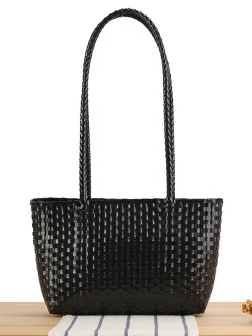 Γυναικεια Πλεκτη Tote Τσντα Casual PVC Τσντα Χειρος Διακοπεσ στην Παραλια Καλαθι Πικνικ Απλη Ευελικτη Τσντα Ωμου