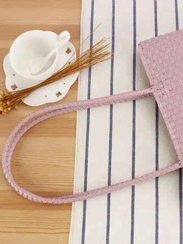 Γυναικεια Πλεκτη Tote Τσντα Casual PVC Τσντα Χειρος Διακοπεσ στην Παραλια Καλαθι Πικνικ Απλη Ευελικτη Τσντα Ωμου