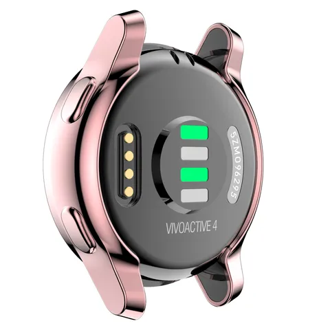 Vergulde TPU Beschermhoes Voor Smartwatch Volledige Dekking Zachte Schaal Horloge Cover