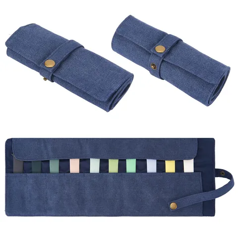 Canvas Horlogeband Opbergtas Draagbare Rol Organizer Reisetui Voor Smartwatch Bandjes Meerdere Sleuven Houder