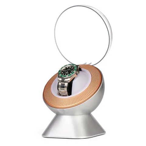 Devanadera de Reloj Mecánico Automático Ranura Única Caja de Reloj Soporte de Exhibición Motor Silencioso Alimentado por Tipo C