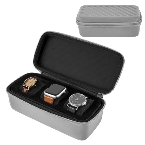 Portable Watch Storage Case EVA Hard Shell Drop Proof Wristwatch Organizer Box For Travel Sport Wristwatch Case Holder