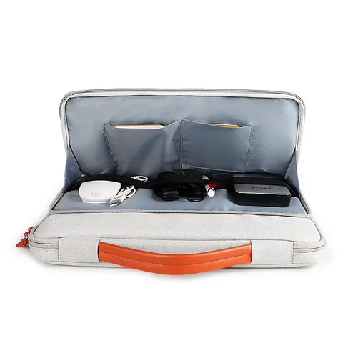 Schokbestendige Laptoptas Zakelijke Waterbestendige Notebook Case Polyester Handtas Reizen Aktentas Hoes Voor Laptop Computer