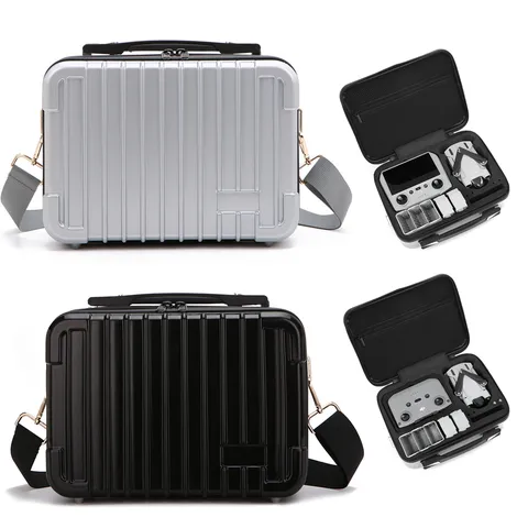 Hardshell Drone Carrying Case PC EVA Shockproof Protective Shoulder Bag Waterproof Storage Handbag Messenger Bag For Travel Mini Drone Accessories