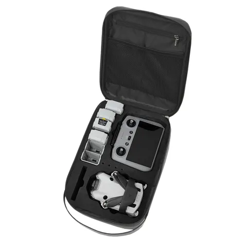 Sac à Épaule de Stockage de Drone à Coque Rigide Sac de Poitrine Imperméable Géométrique Étui de Transport Antichoc pour Accessoires de Télécommande