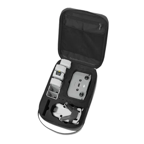 Sac à Épaule de Stockage de Drone à Coque Rigide Sac de Poitrine Imperméable Géométrique Étui de Transport Antichoc pour Accessoires de Télécommande