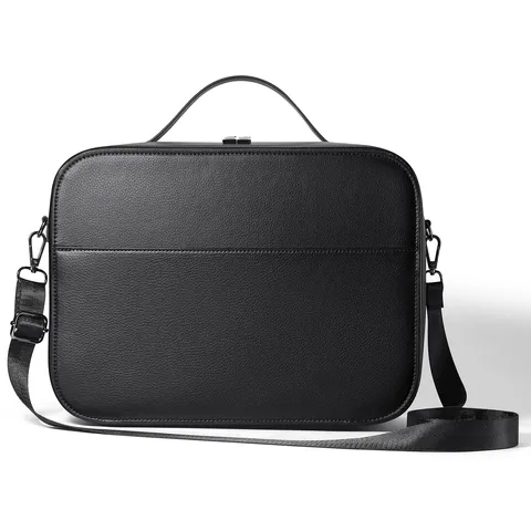 Custodia da Trasporto Portatile in Pelle Artificiale Compatibile Con Apple Vision Pro Custodia Rigida Protettiva Con Tracolla Borsa per Visore Accessori Alimentazione Viaggio