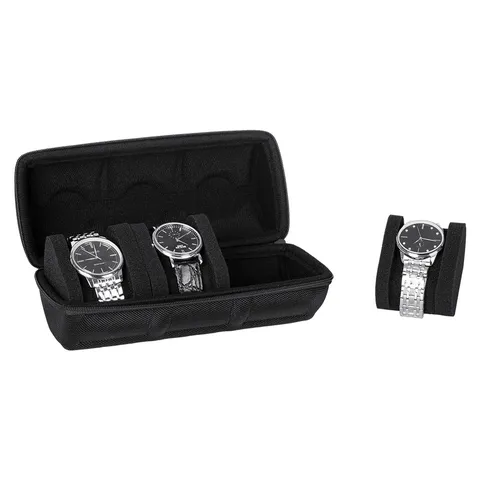 Draagbare Hardcase Horlogebox Reizen Horloge Opslag Organizer Schokbestendig Waterdicht EVA Horloge Case Met Ritssluiting Voor Outdoor Dagelijks Unisex
