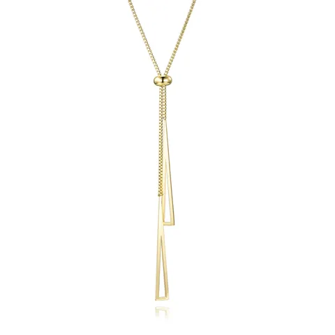 Minimalistische Edelstahl Anhänger Halskette Vergoldet Geometrische Quaste Choker Halsketten Für Damen Künstliche Perle Strass Schmuck