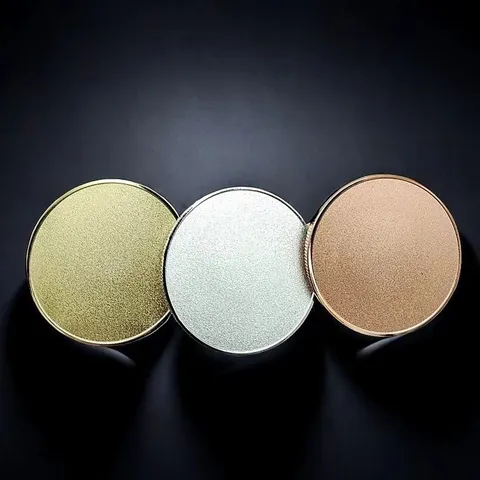 Pièce Commémorative en Métal Vierge DIY Gravée au Laser Finition Sablée Médaille Vierge Ronde Souvenir Cadeau Créatif