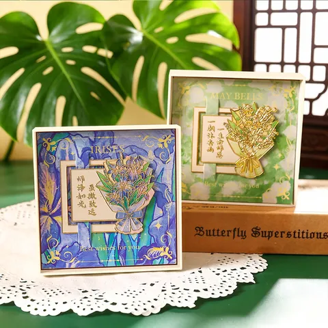 Metall Lesezeichen Tag des Lehrers Geschenk Abschluss Andenken Elegante Florale Hohle Quaste Lesezeichen Mit Geschenkschachtel