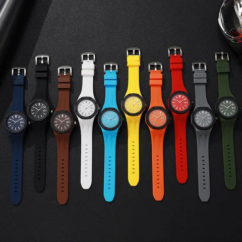 Unisex Octagonal Quartz Watch Silicone Strap Grid Dial Fashion Casual Sports Wristwatch Stylish Wrist Watch