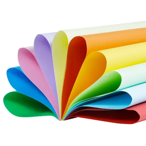 Carta da Fotocopie A4 Multicolore in Polpa di Legno Fogli di Stampa Colorati per Lavoretti di Origami Scuola Ufficio