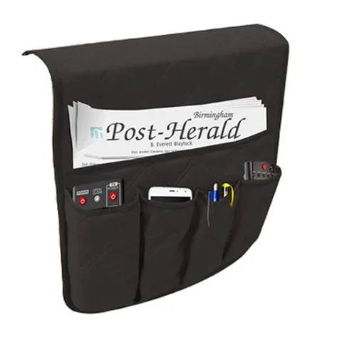 Flanell Gesteppter Sofa Armlehnen Organizer Hängende Aufbewahrungstasche Mit Mehreren Taschen Für Wohnzimmer