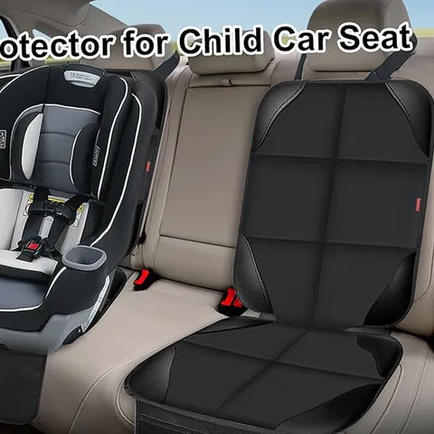 Protector de Asiento de Coche Alfombrilla de Protección para Silla de Bebé Universal Antideslizante Funda de Cojín