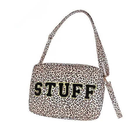 Women Fashion Casual Shoulder Bag Multi-Functional Crossbody Bag With Colorful Felt Letters And Adjustable Strap