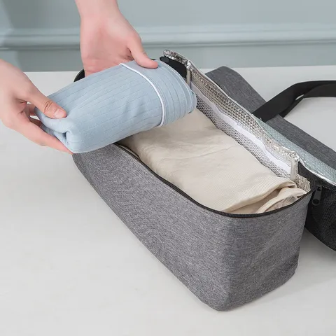 Large Outdoor Picnic Bag Cooler Tote Insulated Beach Swimming Fitness Bag Wet Dry Separation Travel Bag