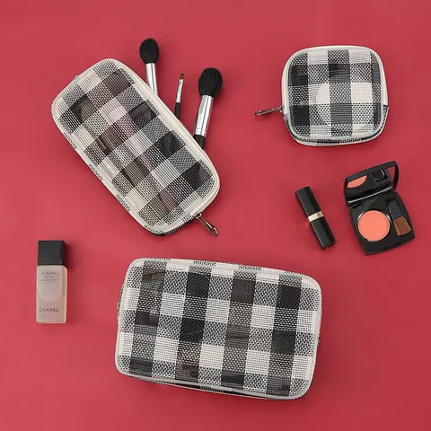 Tragbare Mesh Reise Kosmetiktasche Multifunktional Make-up Beutel Atmungsaktiv Kulturbeutel Organizer Für Damen Täglichen Gebrauch