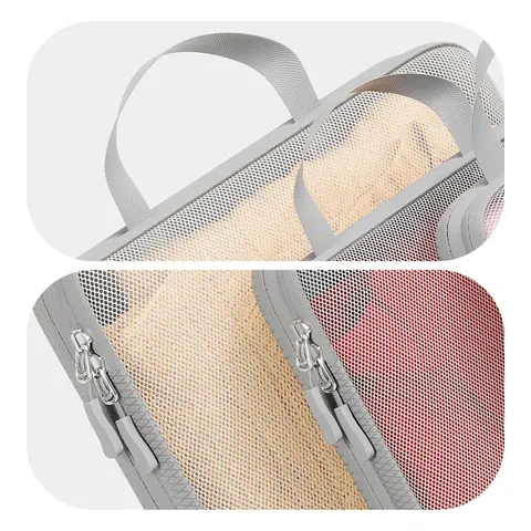 Reise Kompression Aufbewahrungstasche Set Wasserdicht Gepäck Organizer Tragbare Packwürfel Mit Reißverschluss Erweiterung Für Kleidung