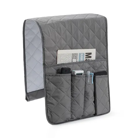 Gesteppter Sofa Sessel Aufbewahrung Organizer Nachttisch Hängende Tasche Für Fernbedienung Zeitschrift Handy Heimbedarf