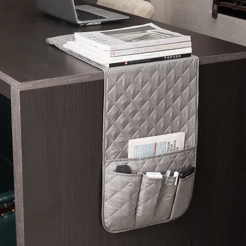 Gesteppter Sofa Sessel Aufbewahrung Organizer Nachttisch Hängende Tasche Für Fernbedienung Zeitschrift Handy Heimbedarf
