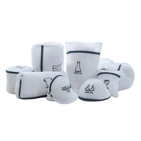 Sac à Linge pour Machine à Laver Sacs de Lavage en Maille Réutilisables Pliables Délicats Lingerie Soutien-Gorge