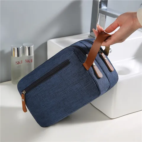 Waterdichte Reizen Kulturbeutel Voor Mannen Grote Capaciteit Hangen Make-up Organizer Zakenreis Opbergtas
