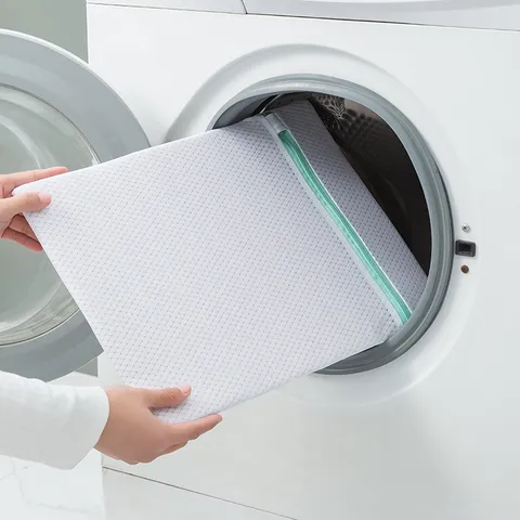Foldable Mesh Laundry Bag Set Thickened Honeycomb Laundry Pouch For Delicates Underwear Washing Machine Bag