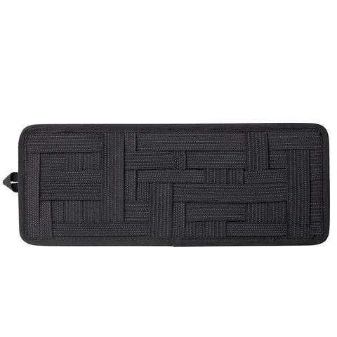Organizador De Visera Solar Para Coche Tablero De Almacenamiento Elástico Banda Antideslizante Tablero PE Soporte Multifuncional