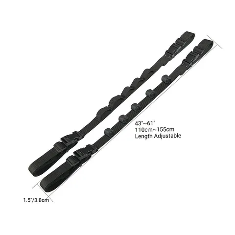 Supporto Universale per Canna da Pesca per Auto Cinghia da Tetto Regolabile Porta Canna Organizzatore di Stoccaggio per SUV Van