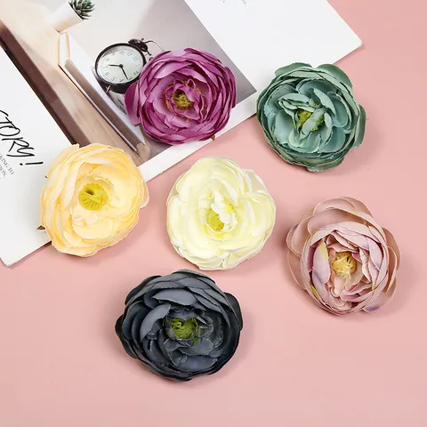 Künstliche Seidenrosen Blütenköpfe DIY Handwerk Falsche Blumen Für Haus Hochzeit Party Dekoration Fotografie Requisiten